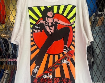 Vintage Jackie Chan Skateboard T-shirt, Sicario Graphic Tee