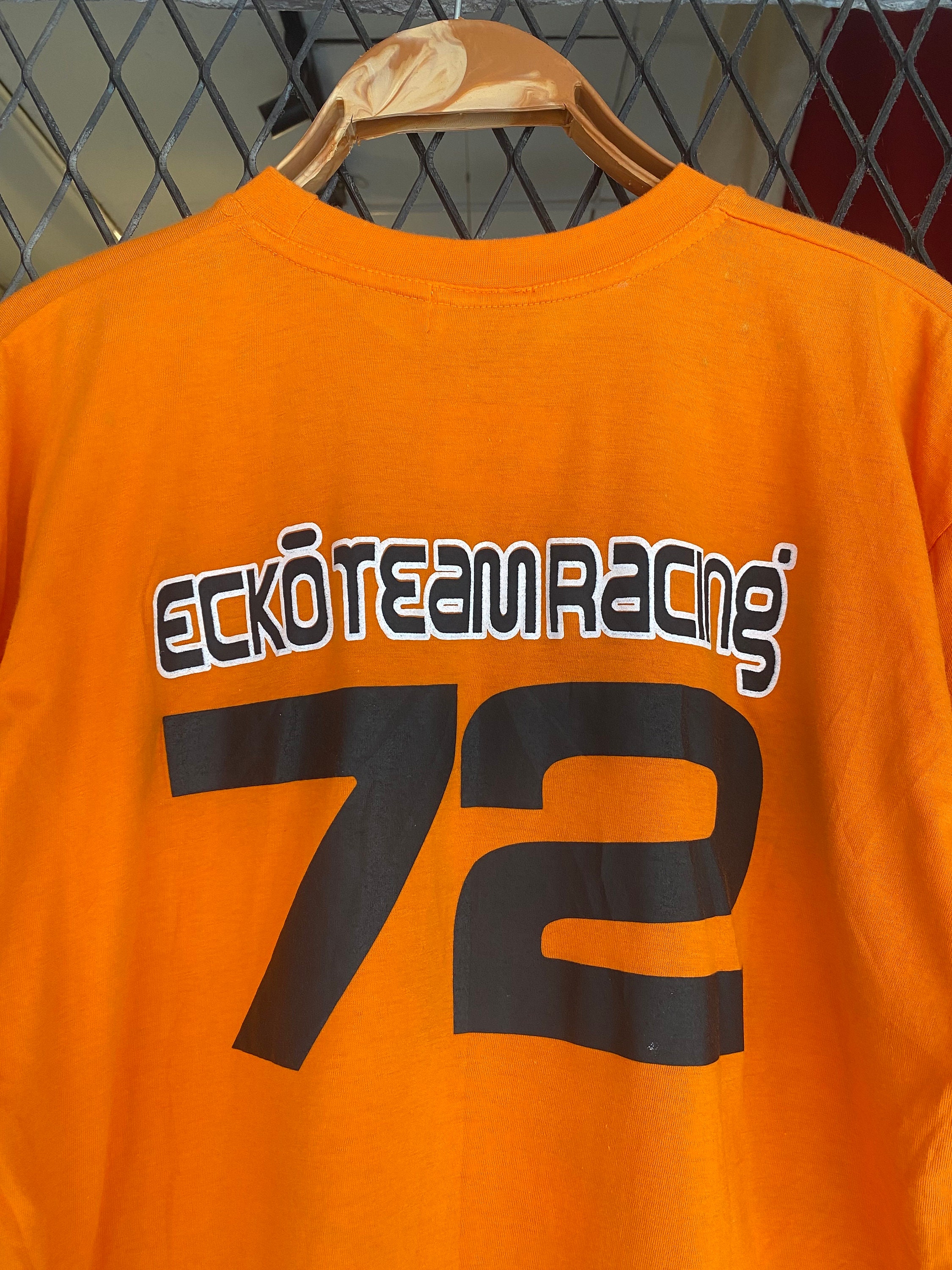 Vtg Late 90s Ecko Unlimited NOS T Shirt Ecko Team Racing Single