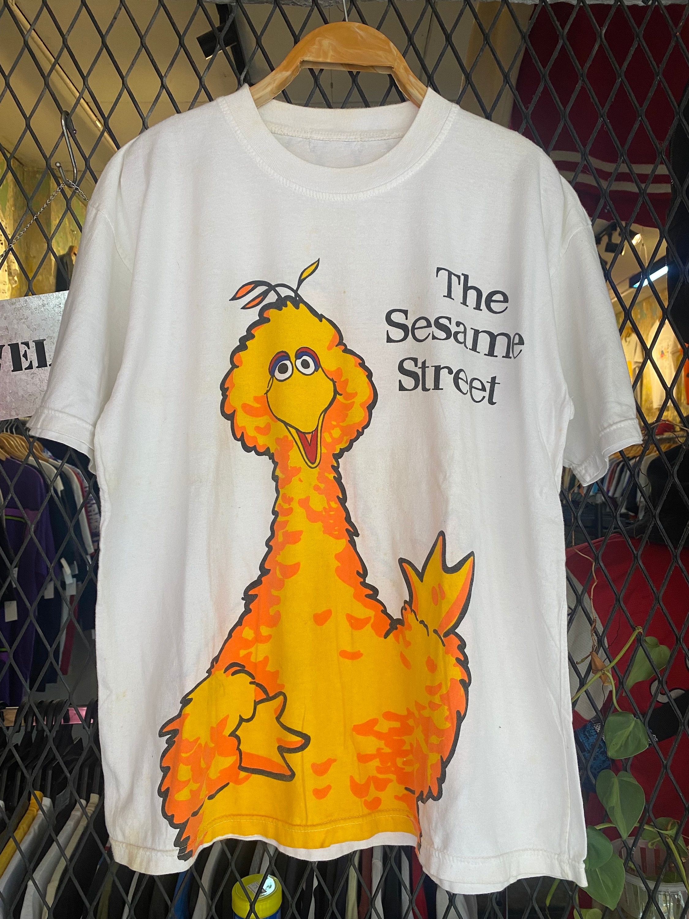Rare the Sesame Street Big Bird Graphic T Shirt Promo Tee Show