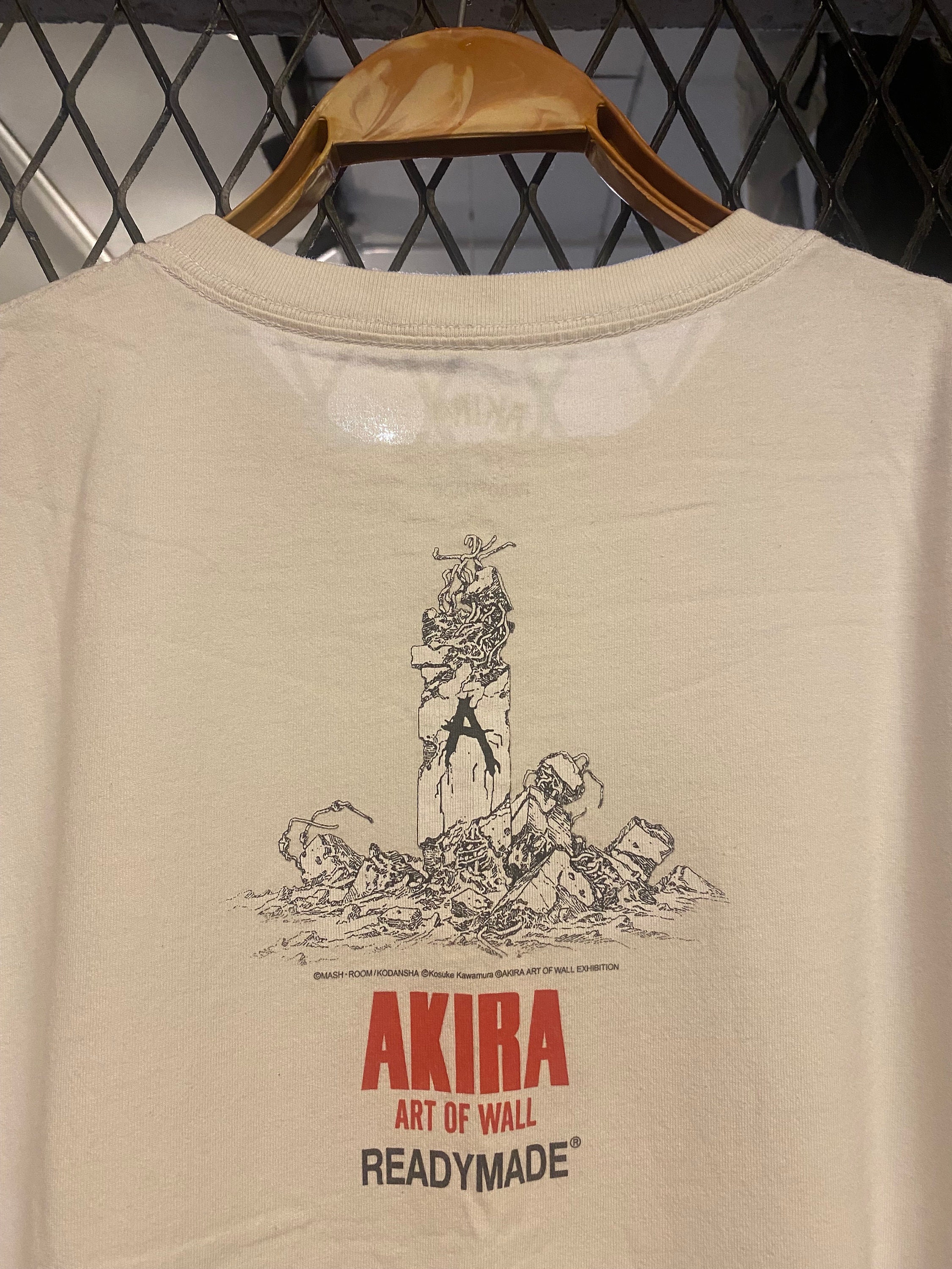 Tシャツ　集合 ロングTシャツ ブラック Sサイズ 「AKIRA ART OF WALL Katsuhiro Otomo×Kosuke Kawamura AKIRA ART EXHIBITION」 Rare Akira Art of Wall Exhibition Kosuke Kawamura Art T