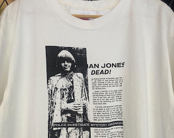 Brian Jones, T Shirt , Dazzling Glitter Print, the Rolling Stones