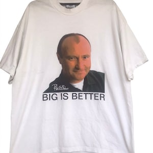 Vintage Fin des années 90 Phil Collins Big Band T Shirt