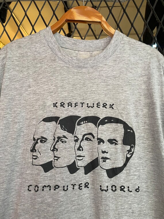 Rare Kraftwerk Computer World T Shirt Electronic Band Etsy Ireland