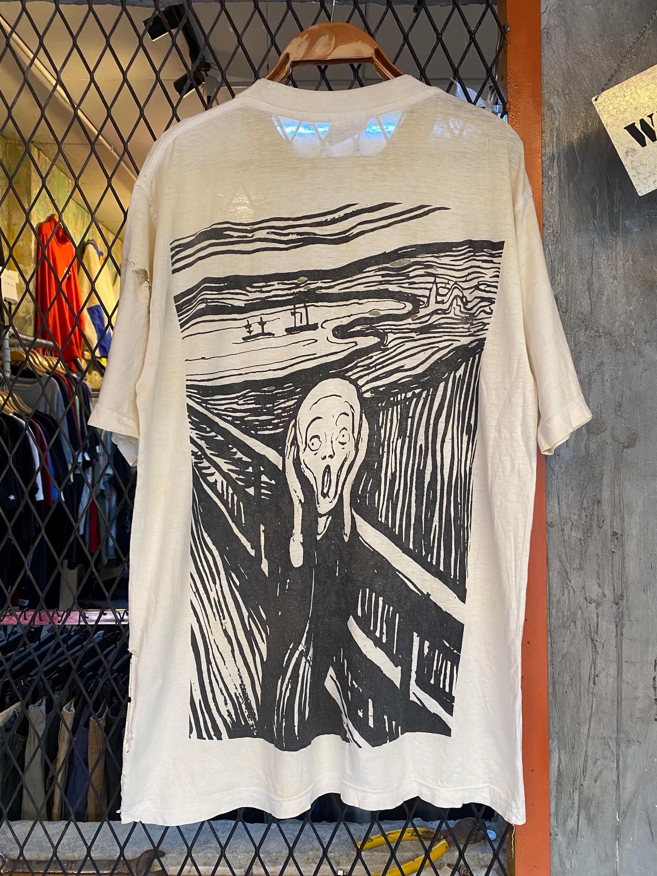 ヴィンテージ 90年代 エドヴァルド・ムンク 叫び OVP アート Tシャツ 