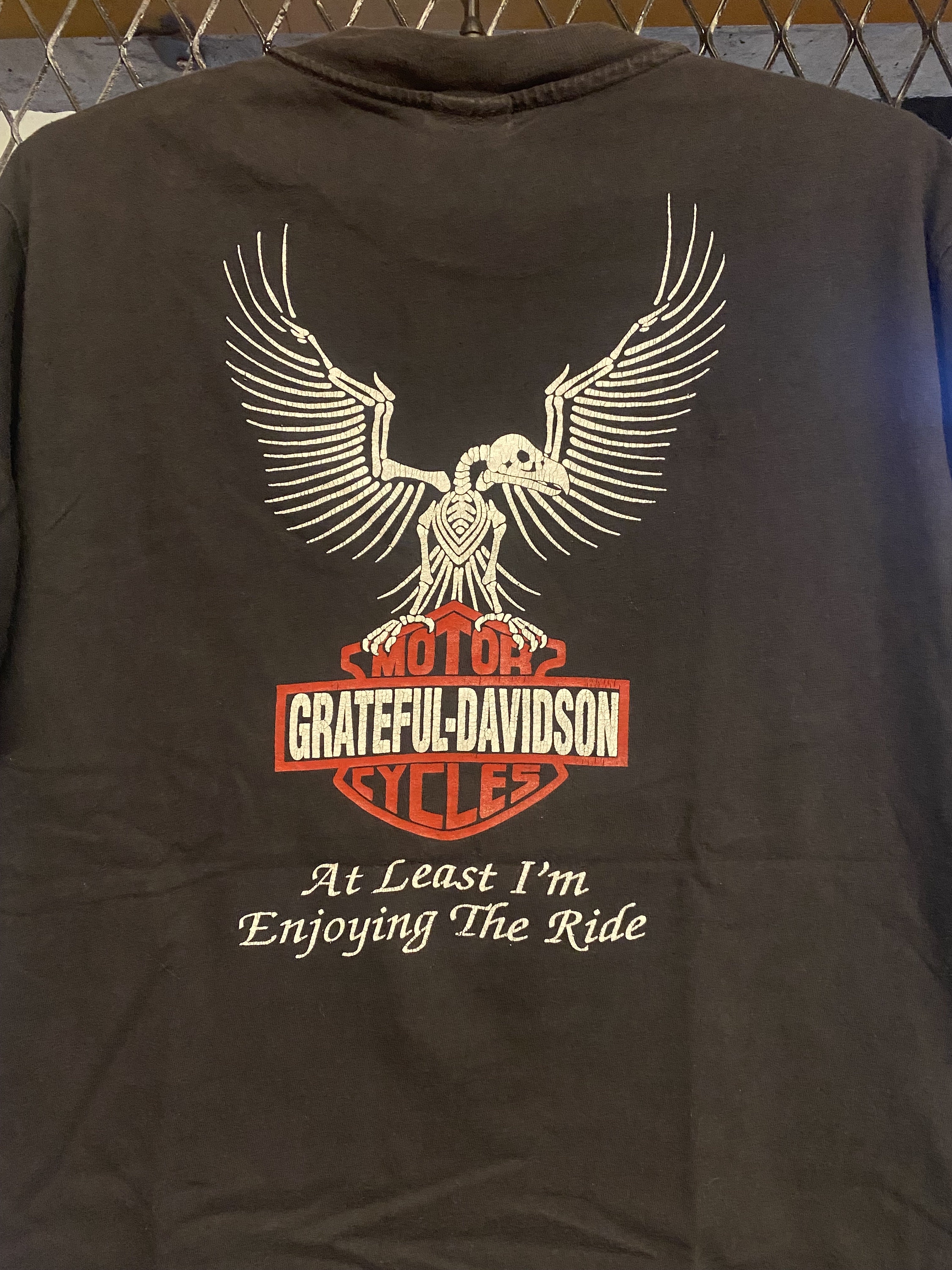 Vtg 90s Grateful Dead Harley Davidson Parody Band Music T Shirt - Etsy