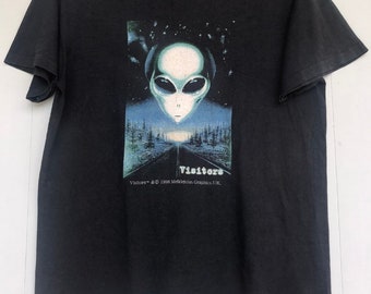 Vtg 90s Visitor Movie T Shirt