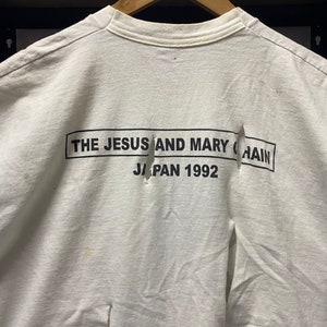 Vtg 90s The Jesus & The Marry Chain Bootleg Distressed T shirt