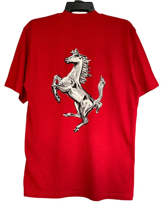 Vtg Late 90s Ferrari Big Logo T Shirt Etsy
