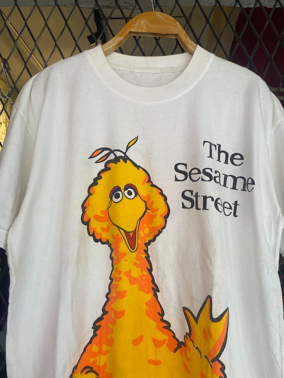 Rare the Sesame Street Big Bird Graphic T Shirt Promo Tee Show