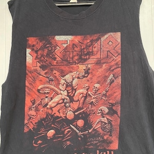 Rare Kreator Pleasure To Kill T shirt sleeveless