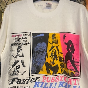 ファスター・プッシーキャット Tシャツ コピーライトあり ファスタープッシーキャット キルキル!Tシャツ/映画、面白い
