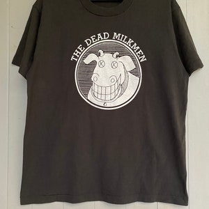 Vtg 90s The Dead Milkmen Punk Rock Band OG t shirt