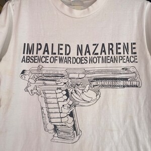 Vtg 00s Impaled Nazarene Promo Album Absence of War Does Not Mean ...