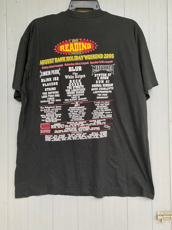 LLICA 2003 ツアーTシャツ Lサイズ　MADE IN USA Vtg 2003 Reading Weekend Holiday T Shirt Blur, Placebo, Blink 182