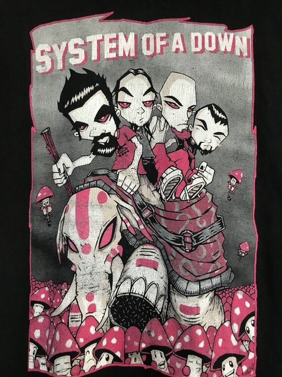 90s system of a down Tシャツ 90's-00's system of a down vintage double sided t-shirt