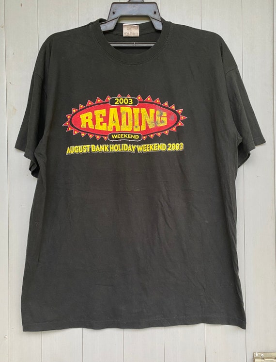 Vtg 2003 Reading Weekend Holiday T Shirt Blur, Placebo, Blink 182