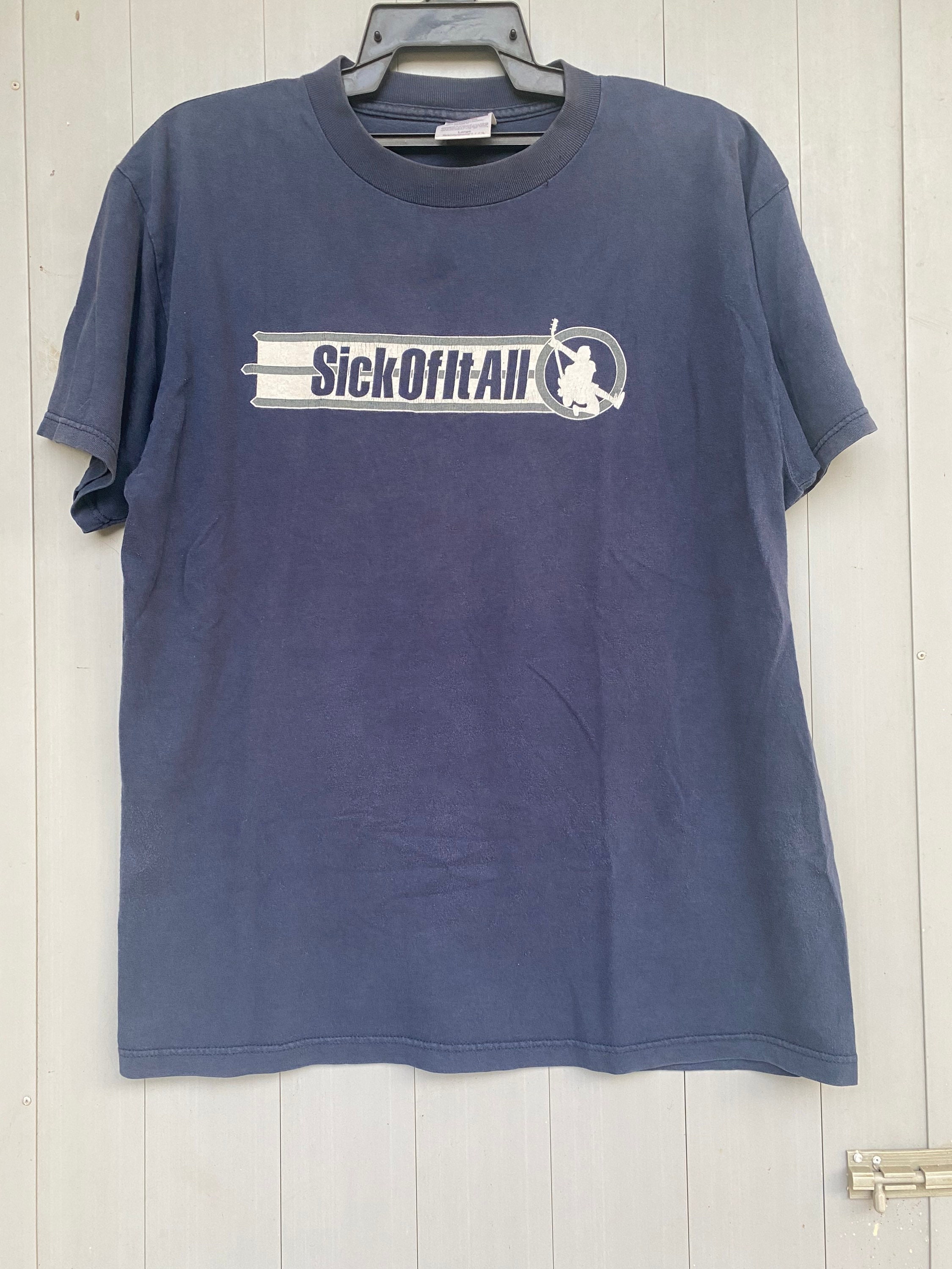 Vtg 90s Sick of It All Worldwide HARDCORE Band T Shirt - Etsy