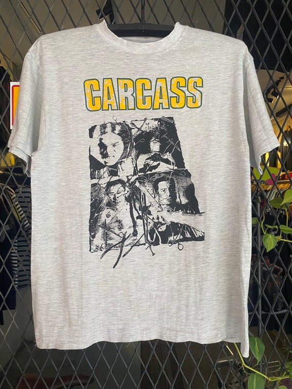 Vtg 00s Carcass Band T Shirt - Etsy Vtg 00s Carcass Band T Shirt - Etsy