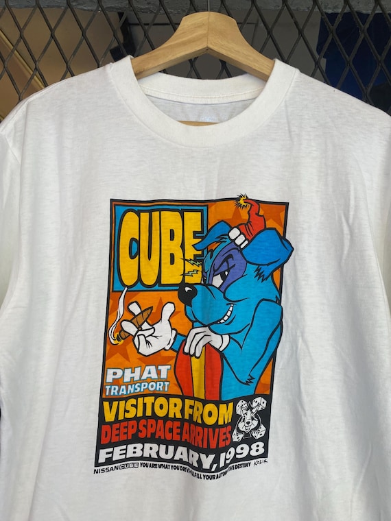 Vtg 90s Kozik Design Phat Transport T Shirt / Vintage Nisan Cube