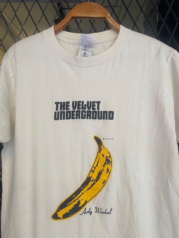 Vtg 90s Velvet Underground and Andy Warhol Pop Art T Shirt Vtg 90s Velvet Underground and Andy Warhol Pop Art T Shirt