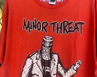 Vintage 90s Minor Threat Hardcore Punk Band T-shirt - Etsy