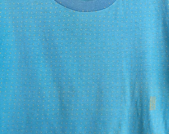 Vtg 80s Arte impreso a mano Sunriser por Henning camiseta