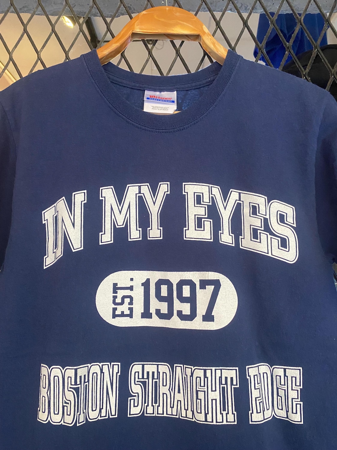 Vintage in My Eyes Band T-shirt, Boston Straight Edge Tee - Etsy
