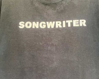 Vintage 'Songwriter' T-shirt - Thom Yorke Radiohead Style