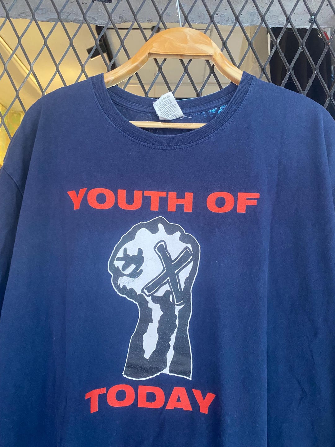 T-shirt Youth Of Today - Marque Revelation Records, Taille M, Noir, 100% Coton, Neuf Sans étiquettes