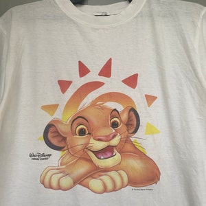 Vintage König der Löwen Charakter T-Shirt Walt Disney Home Video