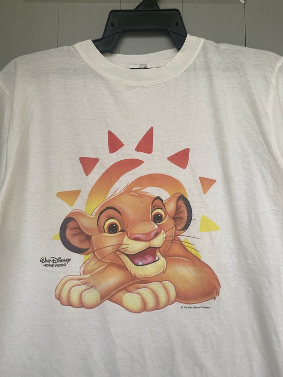 Vintage Lion King Character T Shirt Walt Disney Home Video