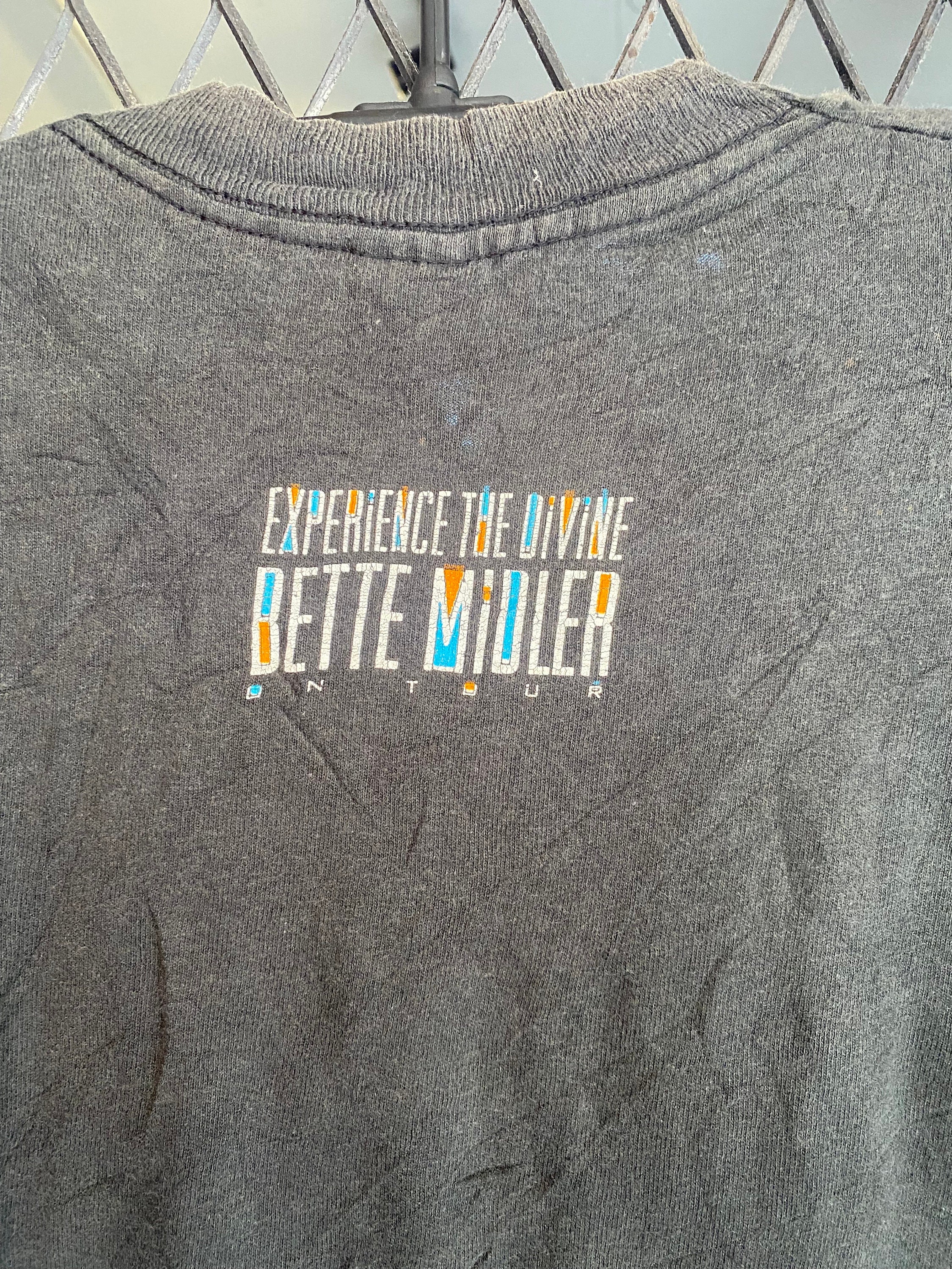 ヴィンテージ 90年代 ベット ミドラー Tシャツ アートワーク フェイス 