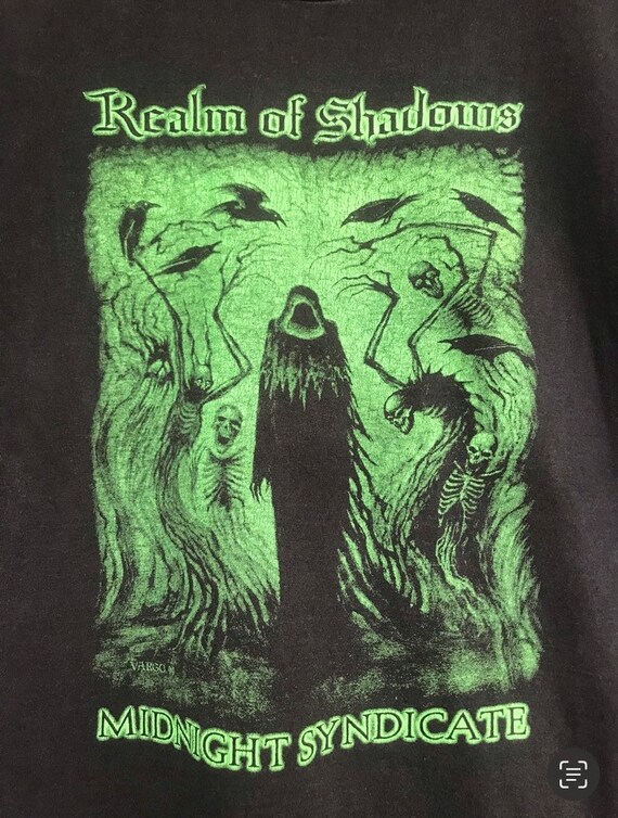 Vintage Midnight Syndicate T Shirt Band Realm of Shawdows - Etsy