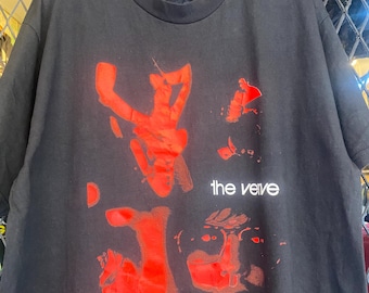 Vtg 90s The Verve Band T shirt Britpop Band Tee