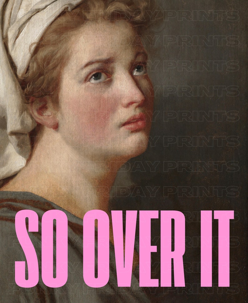 Classical Meme Wall Print Funny Renaissance Painting Digital - Etsy