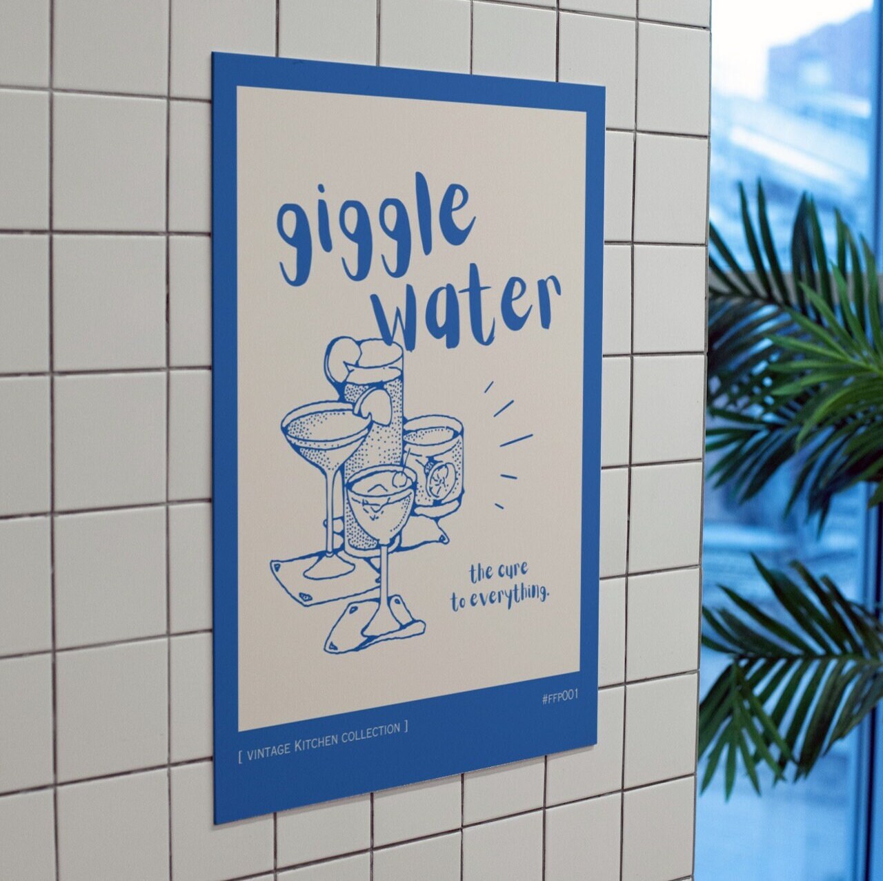 Giggle Water Wall Print Bar Cart Wall Art Kitchen Wall - Etsy