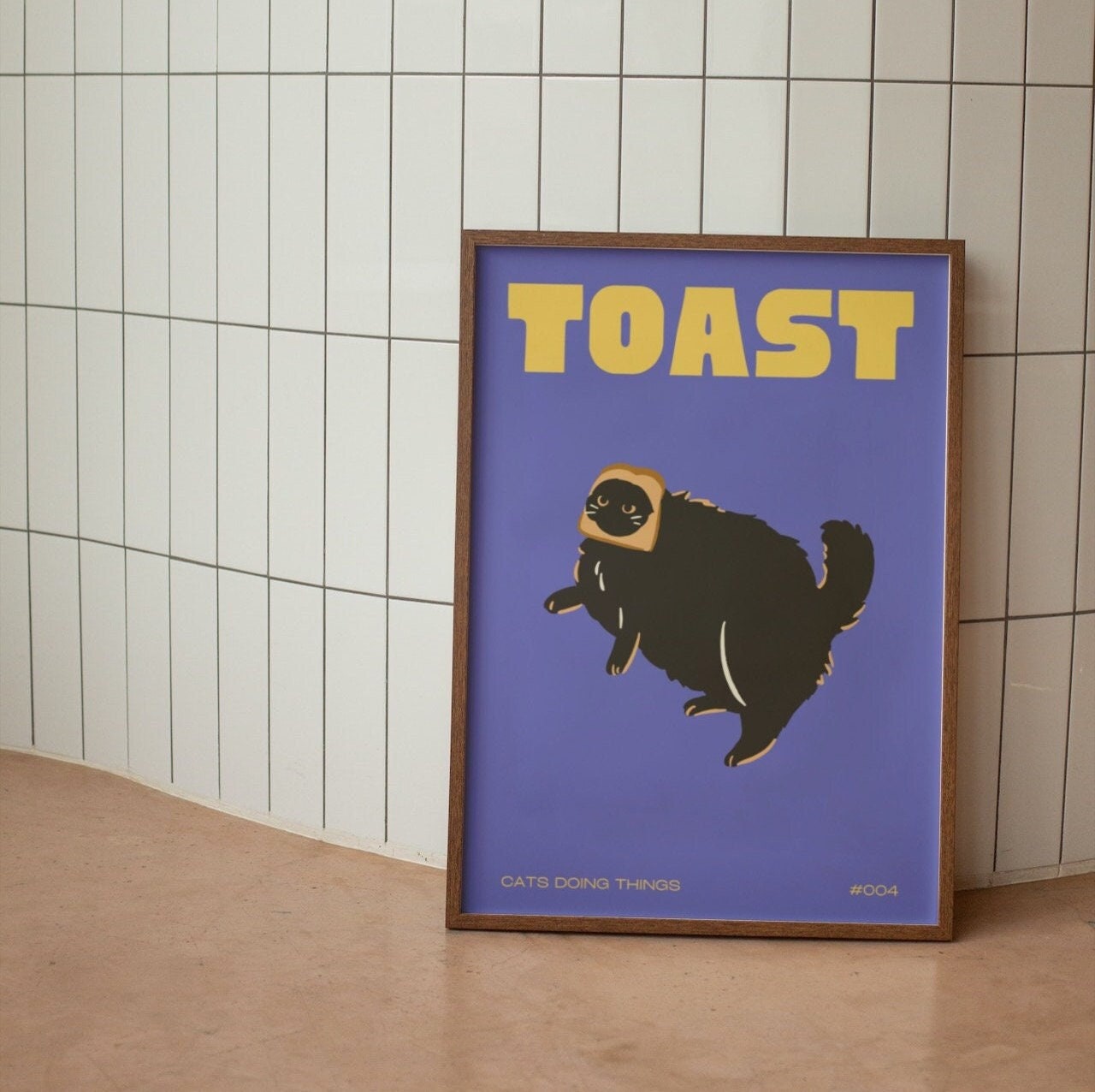 cat bread Poster for Sale by BattleGoat