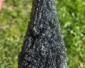 Moldavitdroppe 23,97 g Ej skadad del