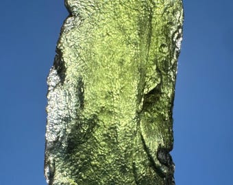Moldavite 13.86g Not damaged piece