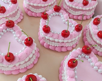 Cherry cake jewellery box trinket box