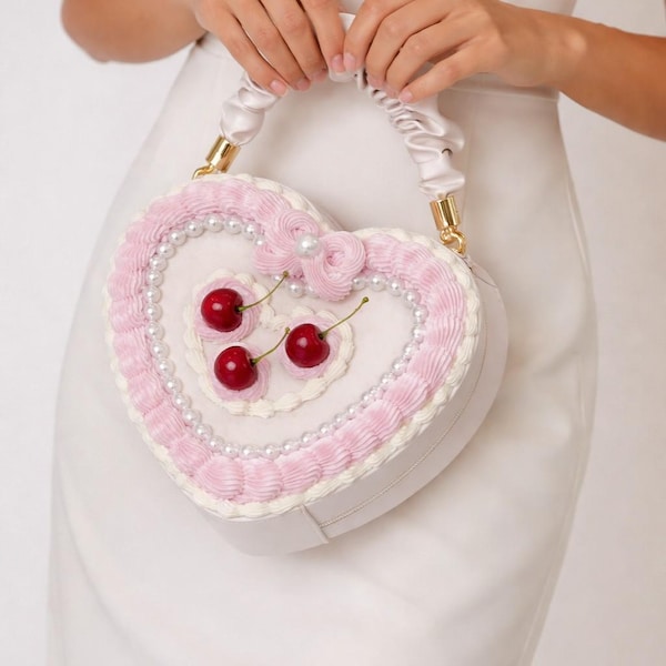 Heart Wedding Cake Bag