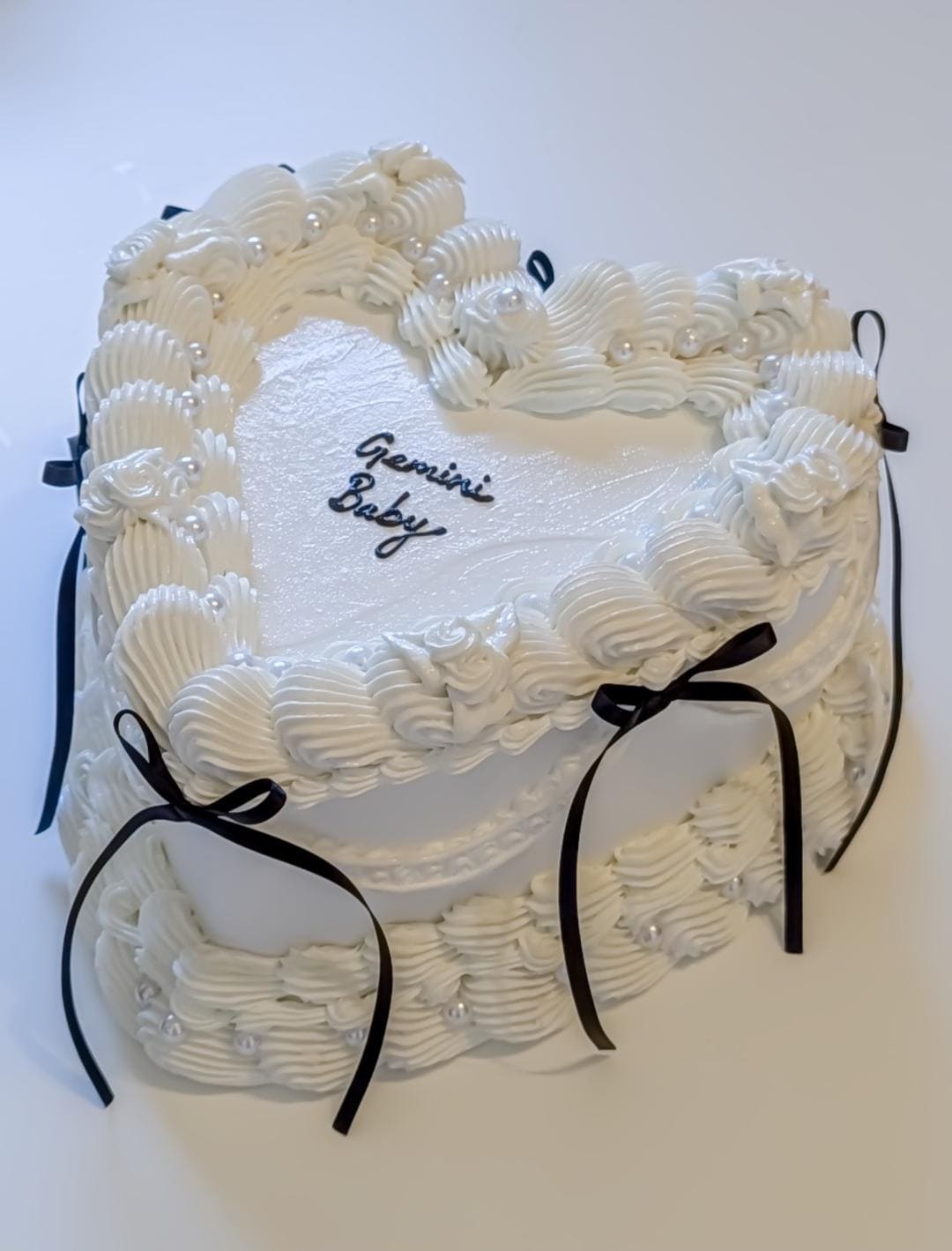 White Heart Fake Cake - Etsy