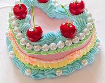 Gefälschte Kuchen Schmuckschatulle