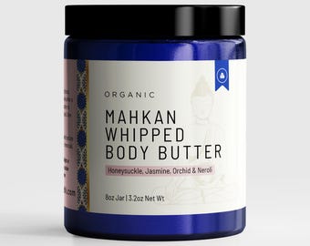 Manteca corporal batida orgánica / Makhan / Sonam Sondhi / Perfumada con madreselva, jazmín, orquídea y neroli