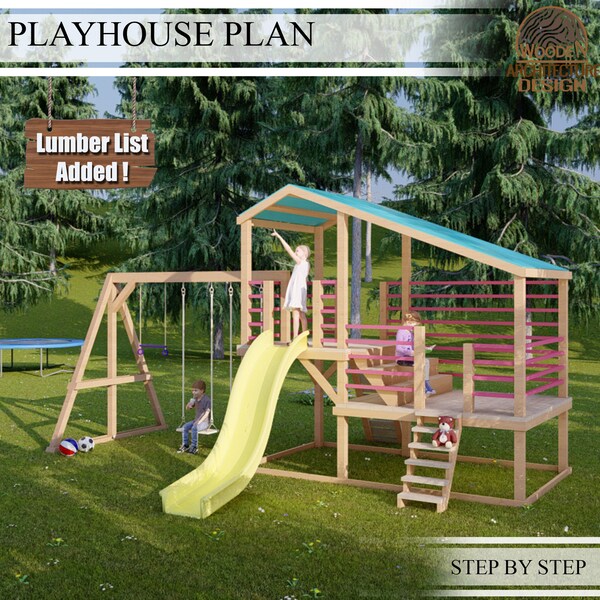 Swing Set Plans Etsy