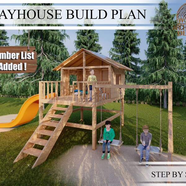 Swing Set Plans Etsy