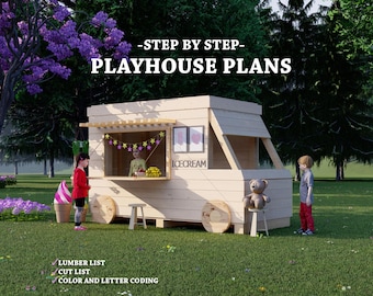 Progetti per casetta da gioco con gelato Parco giochi con - Main Image