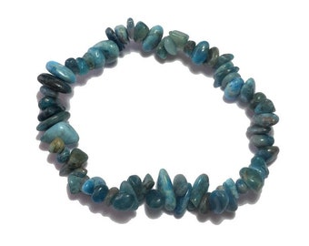 Apatite Iolite & Rainbow Moonstone Bracelet Apatite Jewelry - Etsy