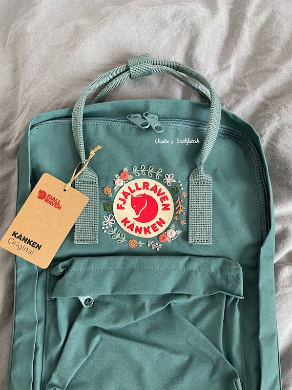 Adelaide Zorg Controle Fjällräven Kånken Embroidered 100% Genuine Unique - Etsy