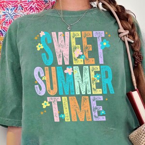 Sweet Summertime Tee, Beach Shirt, Funny Summer Shirt, Summer Time Shirt, Vacay Life, Distressed Tee, Ocean Lover Gift, Beach Vacation